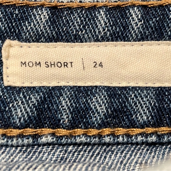 PacSun Denim Mom Shorts Medium Blue Wash High-Rise Women’s Size 24 - Picture 8 of 9
